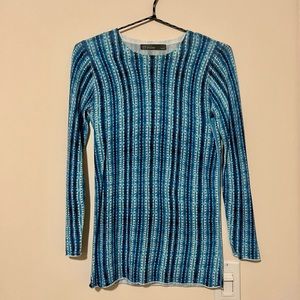 27 miles Malibu blue pattern sweater